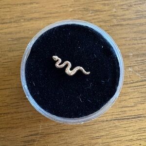 Body Gems 14k Rose Gold Snake Threadless End
